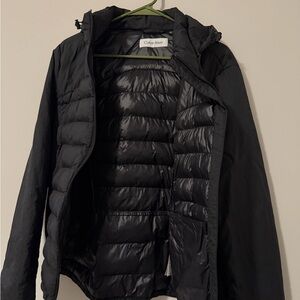 Calvin Klein Black Quilted Jacket